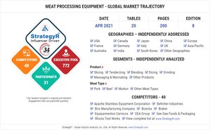Global Industry Analysts Predicts the World Meat Processing Equipment Market to Reach $16 Billion by 2026
