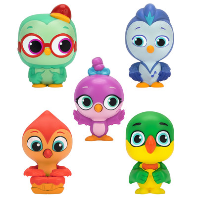 The Do, Re & Mi multipack features five 3-inch figures that your little ones can play with to recreate their favorite scenes at home. Collect all of the playful figures from the town of Beebopsburgh and watch the musical adventures with your favorite birdies by your side.