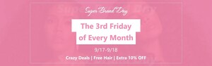 Beautyforever Hair Brand Day Crazy Deals Are Ready to Surprise