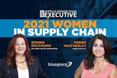 Bonnie Beckmann and Debbie Heatherley announced to 2021 Women in Supply Chain Award winners