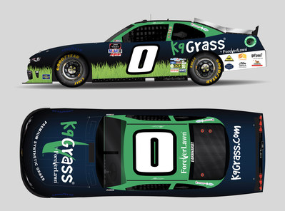 K9Grass by ForeverLawn will unveil a special K9Grass edition of the #BlackandGreenGrassMachine at the NASCAR Xfinity race at Las Vegas Motor Speedway.