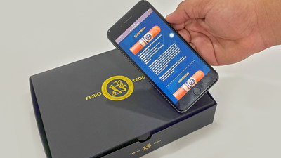 Smart Packaging application on Ferio Tego Box