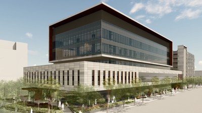 Rendering of UCSF’s New Clinical Building in Mission Bay
