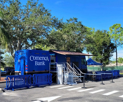 The gomerica Mobile Bank is set to make its debut in Naples, Florida, on Monday, September 27.