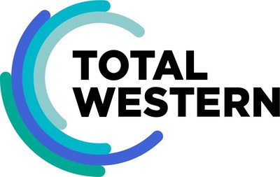 Total-Western's new logo and brand colors. (PRNewsfoto/Total-Western)