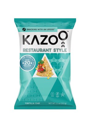 Kazoo Snacks Releases the World's First Water-Saving Tortilla Chip