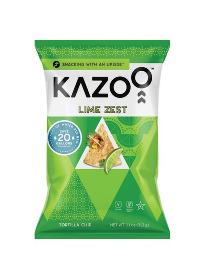 Kazoo Snacks Lime Zest Tortilla Chips