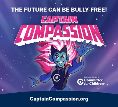 Download the free superhero webcomics at CaptainCompassion.org to help teach kids how to activate their upstander power and prevent bullying.