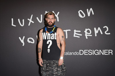 Marc Goehring attends Zalando Designer Event 'Luxury on your Terms' at Milan Fashion Week on September 23, 2021 in Milan, Italy. (Photo by Stefania M. D'Alessandro/Getty Images for Zalando)