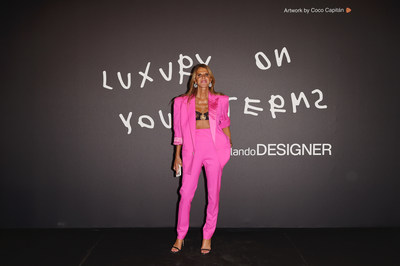 Anna Dello Russo attends Zalando Designer Event 'Luxury on your Terms' at Milan Fashion Week on September 23, 2021 in Milan, Italy. (Photo by Stefania M. D'Alessandro/Getty Images for Zalando)