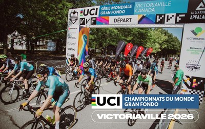 Victoriaville and its Region Will Host the 2026 UCI Gran Fondo World Championships (CNW Group/Ville de Victoriaville)