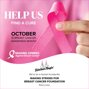Kitchen Magic Joins Making Strides Against Breast Cancer in Honor of Breast Cancer Awareness Month