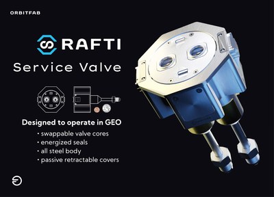 RAFTI Service Valve is designed for satellites with a mass up to several tons. It is a fully mechanical valve system with triple-seals, intended for 15 years operation in LEO and GEO and hundreds of fueling cycles. Read our spec sheet at orbitfab.com/raftib2