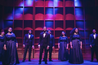 The Fisk Jubilee Singers perform on the stage of the Tennessee Performing Arts Center in 