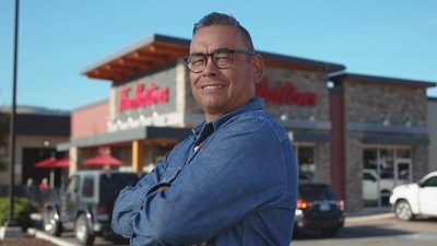 Shane Gottfriedson, former Tk'emlups te Secwepemc First Nation chief and former B.C. regional chief for the Assembly of First Nations, who co-owns a Tim Hortons restaurant located a short distance from the former Kamloops residential school (CNW Group/Tim Hortons)