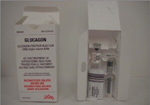 Advisory - One lot of the hypoglycemia treatment Glucagon recalled as it may pose serious health risks