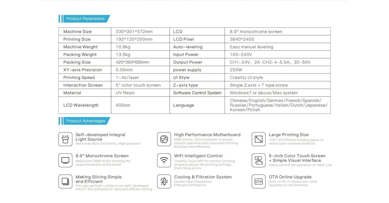 Creality Reveals Newest Addition to HALOT LCD 3D Printer Series