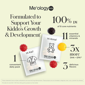 Shaklee Launches Meology™ Kids: Customizable &amp; Comprehensive Vitamin Gummy Packs For Children