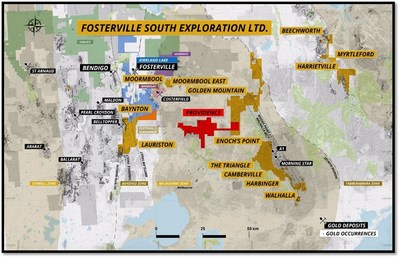 Figure 2 – Fosterville South Overview Map (CNW Group/Fosterville South Exploration Ltd.)