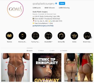 Goals Plastic Surgery is Now Verified on Instagram