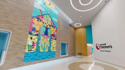 The lobby of the Emergency Department. Cincinnati Children’s operates one of the busiest pediatric emergency departments in the country, seeing more than 60,000 patients each year.  The new Emergency Department is triple in size at 90,000 square feet. The additional space is dedicated to improving workflow, team medicine, embedded imaging (MRI, X-Ray, CT, Ultrasound) and pharmacy.