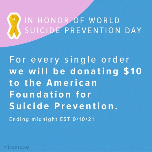 Suicide Prevention Day Social Media Post @bemoxe