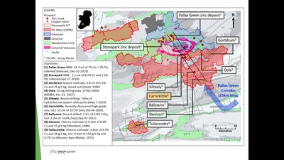 Exhibit 4. Location of Carrickittle Prospect at the Company’s 100%-owned PG West Project, Ireland (CNW Group/Group Eleven Resources Corp.)