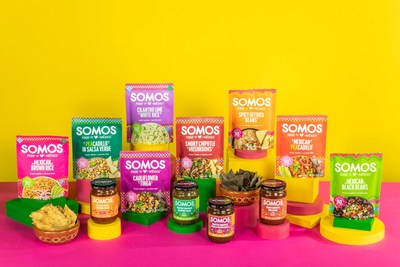 SOMOS creates plant-based, slow cooked Mexican foods that can be mixed and matched to prepare delicious meals like tacos, tostadas, nachos, or chilaquiles in ten minutes or less.