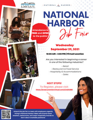 Flyer for EPG's National Harbor Job Fair
