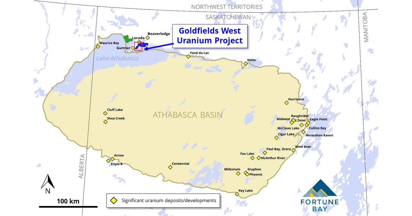 Fortune Bay Announces Goldfields West Uranium Project, Northern