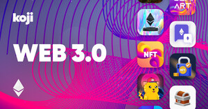 Creator Economy Platform Koji Announces Application Layer For Web3 NFTs, and Crypto, including "Unlock With NFT" App, NFT Gallery, Generative Art And Other Web3 Developer Scaffolds