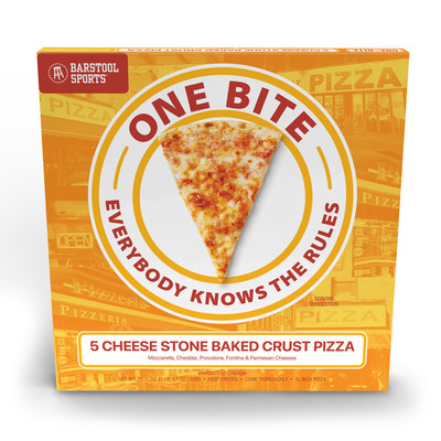 Barstool Sports One Bite 5 Cheese Stone Baked Crust Pizza