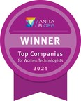 AnitaB.org Names ADP the 2021 Top Large Company for Women Technologists