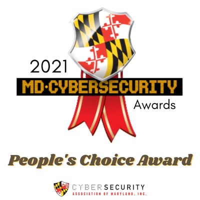2021 People's Choice Award winner in the 2021 MD Cybersecurity Awards