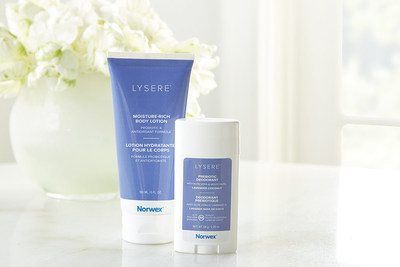 Norwex® Introduces New Prebiotic Deodorant and Moisture-Rich Body Lotion to Lysere™ Personal Care Collection