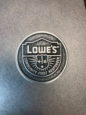 The first 75 first responders who redeem their offer in Lowe's stores nationwide will receive a limited-edition appreciation coin from Oct. 22-24