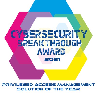 Cybersecurity Breakthrough Award 2021 - Four Years in a Row