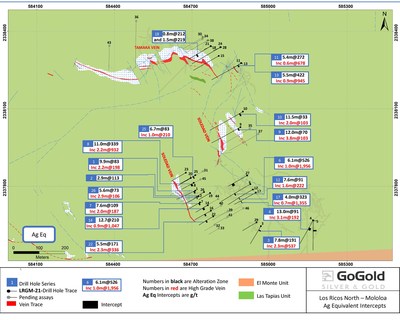 Figure 1: Mololoa Plan View (CNW Group/GoGold Resources Inc.)