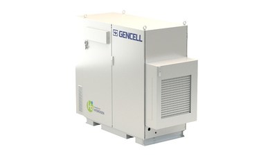 GenCell launches the GenCell BOX™ resilient, compact, emission-free long-duration backup power solution leveraging highly efficient, ultra-reliable alkaline fuel cell technology designed specifically to meet the challenging backup power requirements of telecom and critical communications operations (PRNewsfoto/GenCell Energy)
