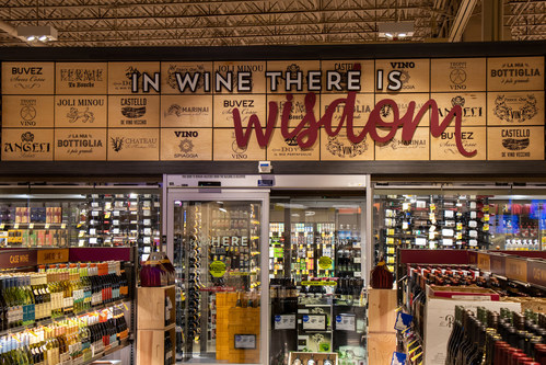 The Wine Cellar, within the Albertsons Market Street Store in Meridian, Idaho.