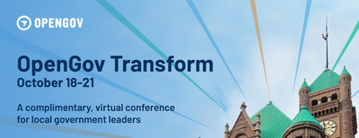 OpenGov Transform 2021 is open to all local government leaders and their teams at no cost. Sessions will be available live or on-demand for registered individuals.