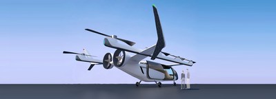 Honda eVTOL (electric vertical take-off and landing) leverages the company's electrification technologies for its gas turbine hybrid power unit. Honda eVTOL (electric vertical take-off and landing) leverages the company's electrification technologies for its gas turbine hybrid power unit.