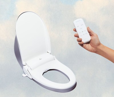 The TUSHY Ace, a royally luxurious electric bidet seat from the millennial bathroom brand, is equipped with unrivaled booty-washing technology. The state-of-the-art remote control, complete with precision functions with capacitive touch and haptic feedback, provide a posh sensory experience.