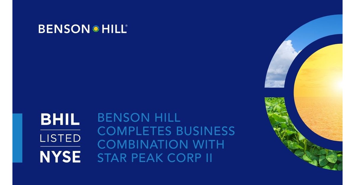Benson Hill Completes Business Combination with Star Peak Corp II
