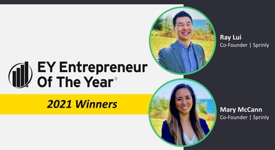 EY EOY Winner - Mary McCann and Ray Lui, Co-Founders Sprinly