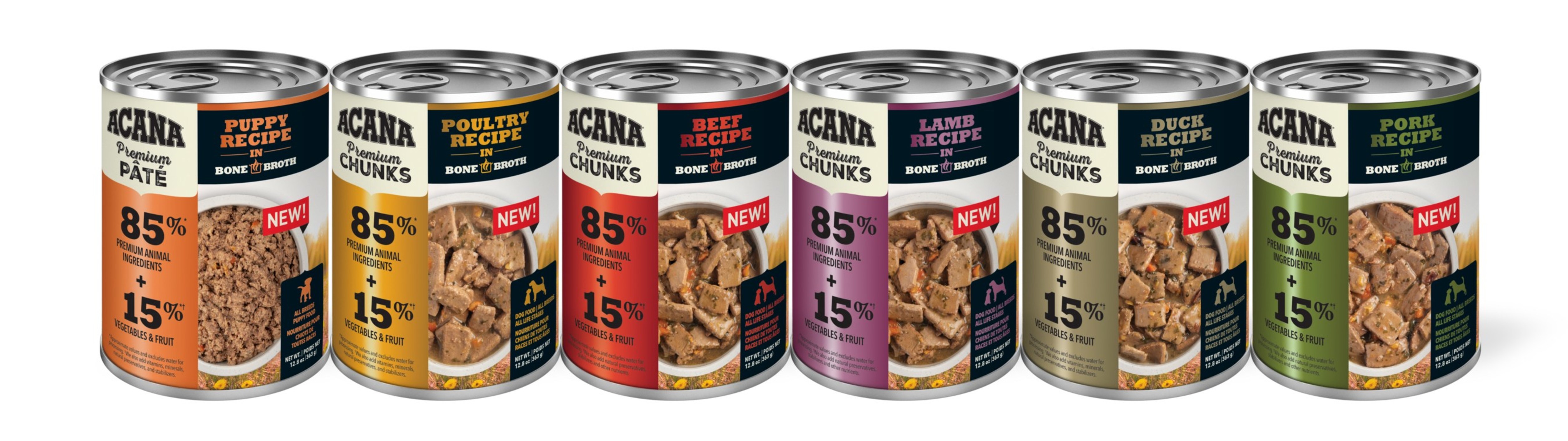 Champion Petfoods launches ACANA® ORIJEN® premium wet foods for puppy and adult in Canada