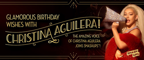 AMERICAN GREETINGS FEATURES MUSIC ICON CHRISTINA AGUILERA IN NEWEST SMASHUP™ CUSTOMIZED VIDEO ECARD