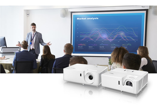 Optoma unveils two new compact XGA and WXGA laser projectors designed for K-12 classrooms, corporate environments and small to medium-sized venues.