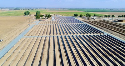 Solar FlexRack's reliable TDP 2.0 Solar Trackers installed in a recently commissioned 2.82 MW agricultural solar project near Hanford, California helped farm owners realize drastic savings on monthly utility bills.