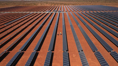 Solar panels at Gold Field’s Granny Smith mine (Image Credit: Gold Fields)